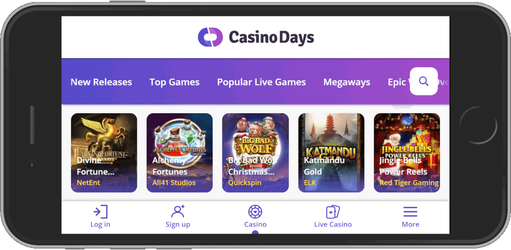 Casino Days Mobile Review
