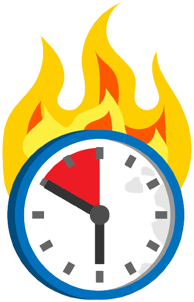 bigstock Burning Clock Isolated On Whit 422236877 Easy Resize.com removebg preview 1