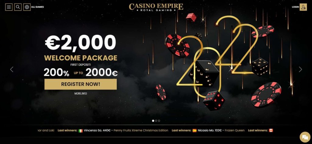 casino empire desktop view